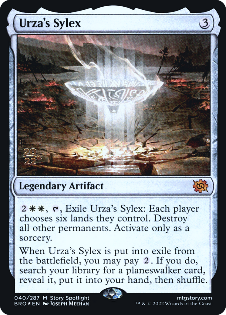 Urza's Sylex (PRE-40S) -  Foil