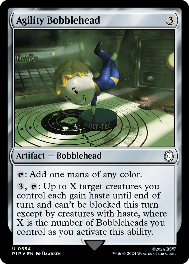 Agility Bobblehead (PIP-654) -  Foil