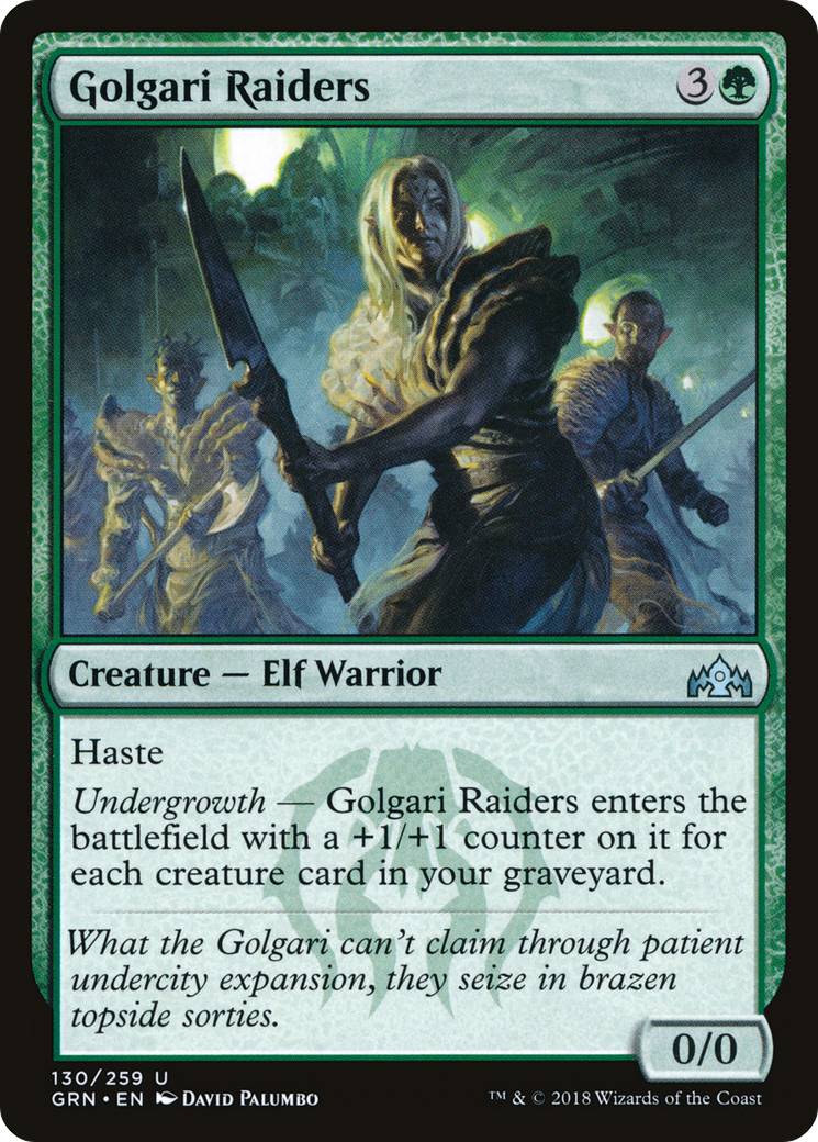 Golgari Raiders (GRN-130) -  Foil