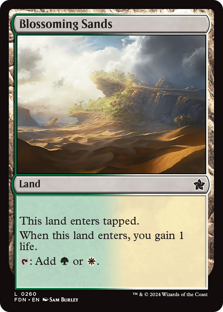 Blossoming Sands (FDN-260) -  Foil