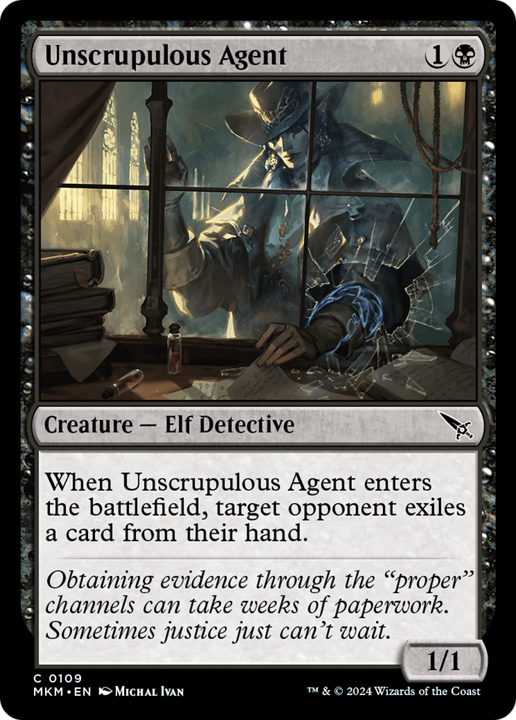 Unscrupulous Agent (MKM-109) -  Foil