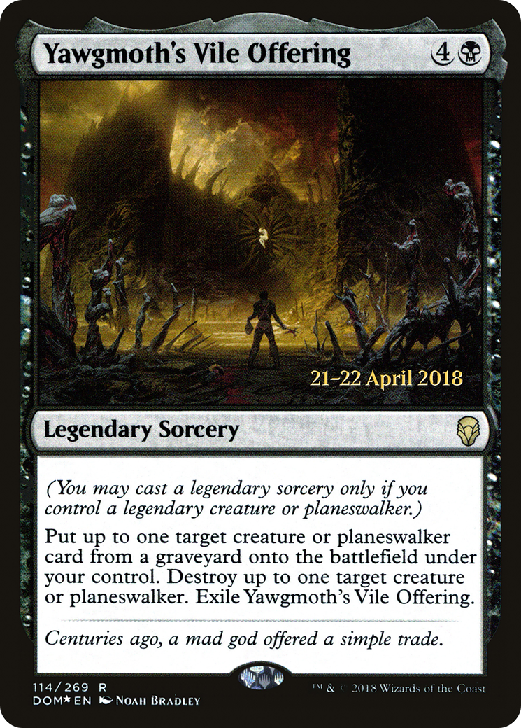 Yawgmoth's Vile Offering (PRE-114S) -  Foil