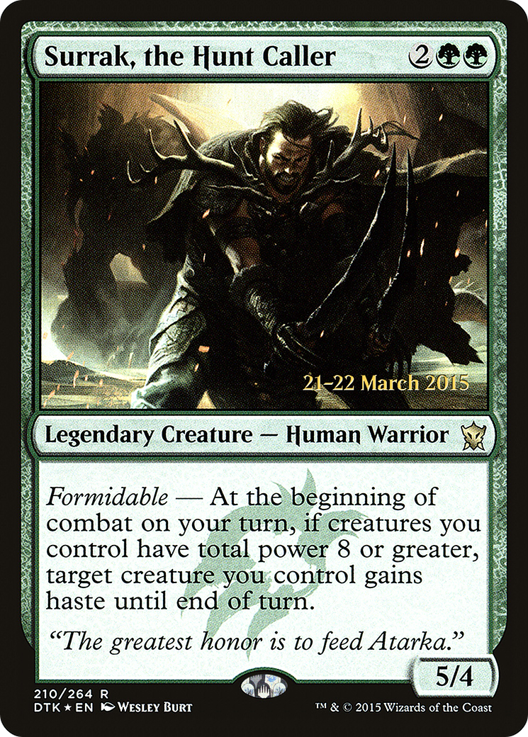 Surrak, the Hunt Caller (PRE-210S) -  Foil