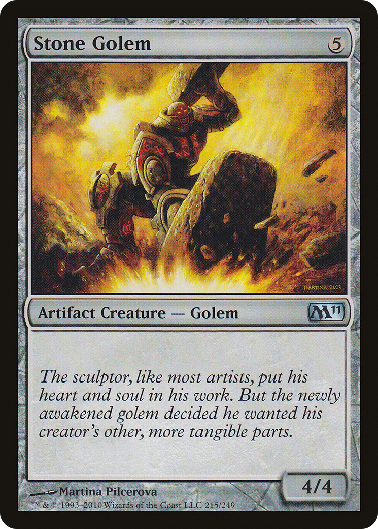 Stone Golem (M11-215) -  Foil