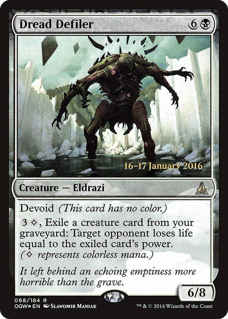 Dread Defiler (PRE-68S) - : (devoid) Foil