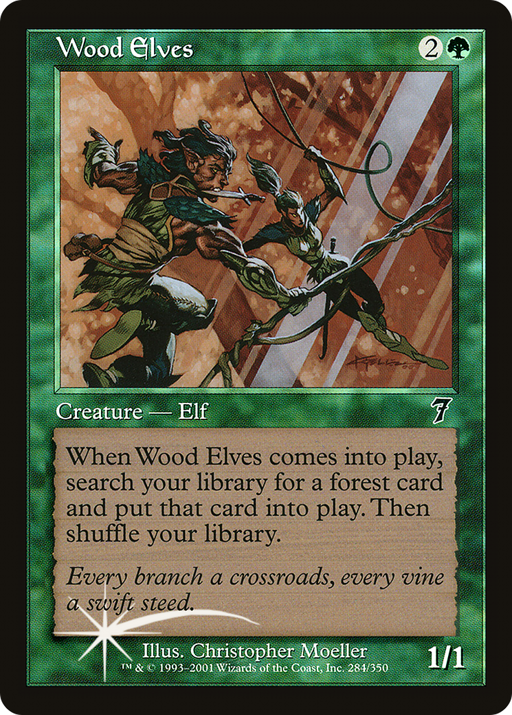 Wood Elves (7ED-284★) -  Foil