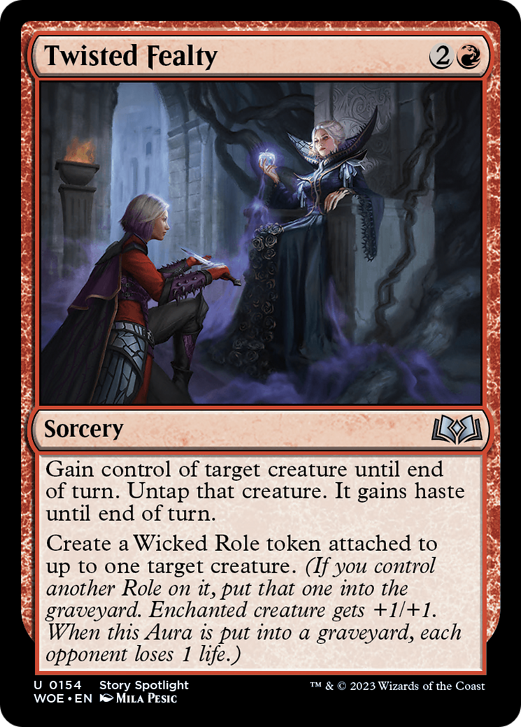 Twisted Fealty (WOE-154) -  Foil