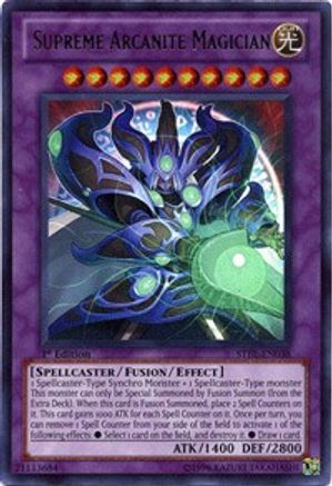 Supreme Arcanite Magician (STBL-EN038) - Starstrike Blast Unlimited