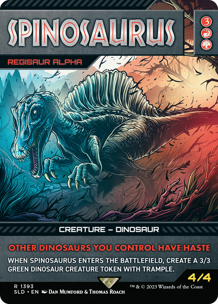 Regisaur Alpha (SLD-1393) -  / Spinosaurus (Borderless)