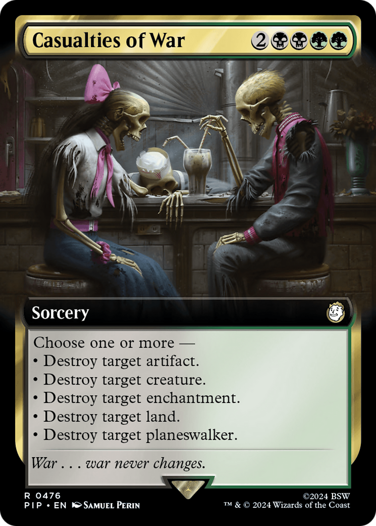 Casualties of War (PIP-476) - : (Extended Art) Foil