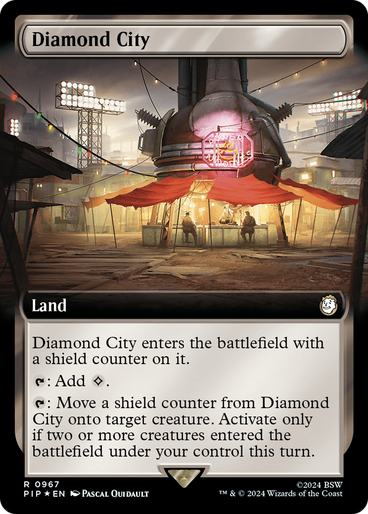 Diamond City (PIP-967) - : (Extended Art) Foil