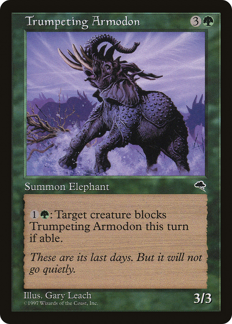 Trumpeting Armodon (TMP-262) -