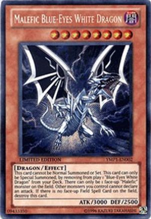 Malefic Blue-Eyes White Dragon (YMP1-EN002) - Bonds Beyond Time Movie Pack Limited