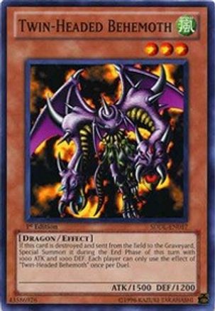 Twin-Headed Behemoth (SDDL-EN017) - Structure Deck: Dragunity Legion 1st Edition