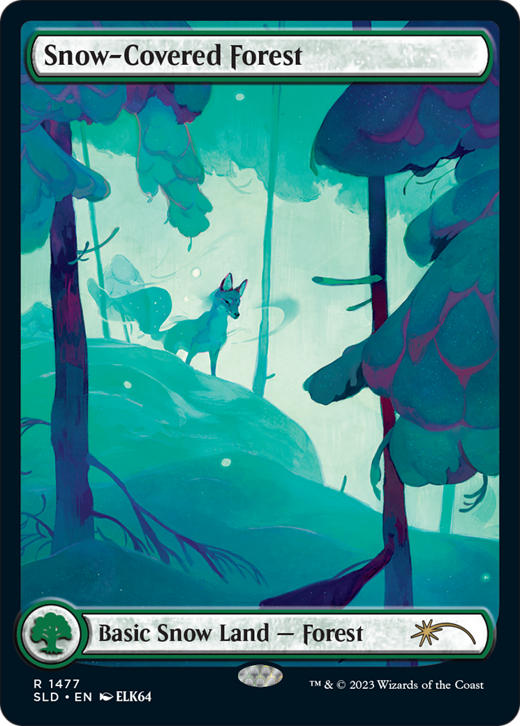 Snow-Covered Forest (SLD-1477) - : (Full Art)