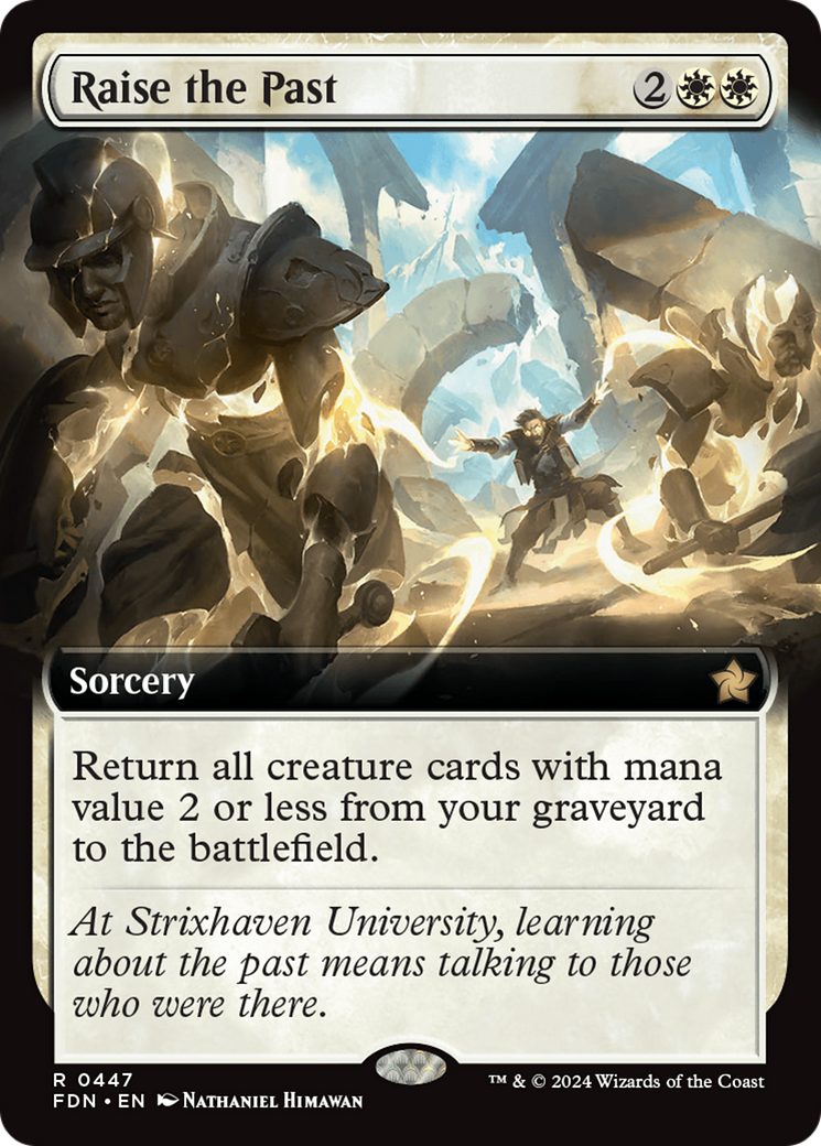 Raise the Past (FDN-447) - : (Extended Art) Foil