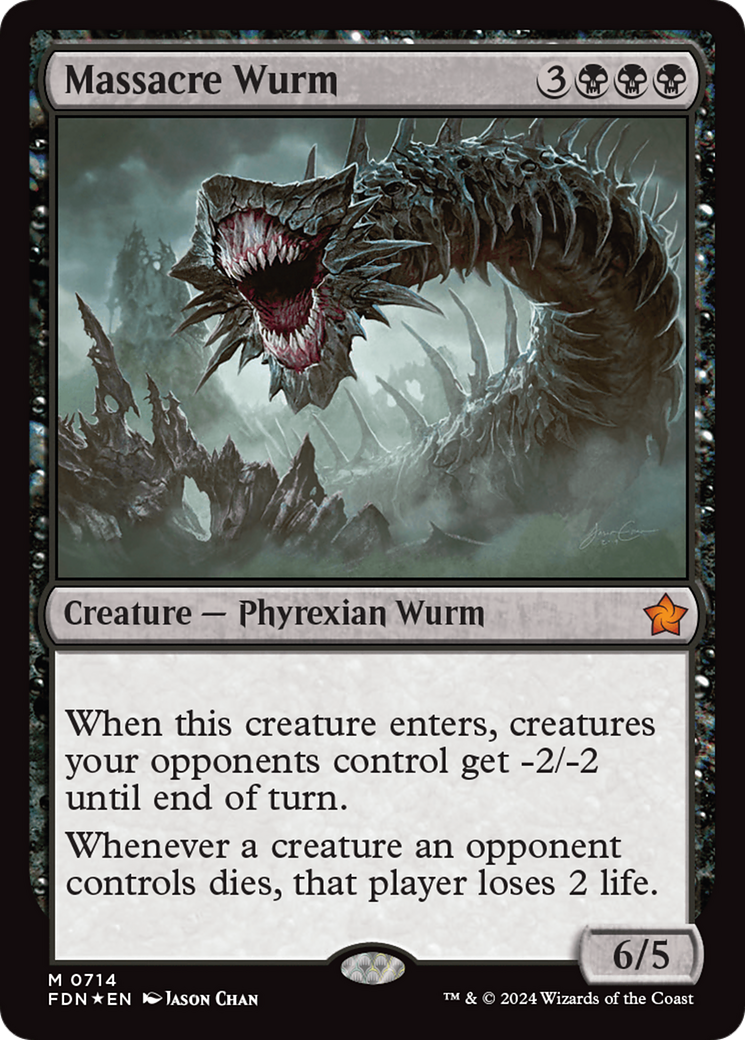 Massacre Wurm (FDN-714) -  Foil