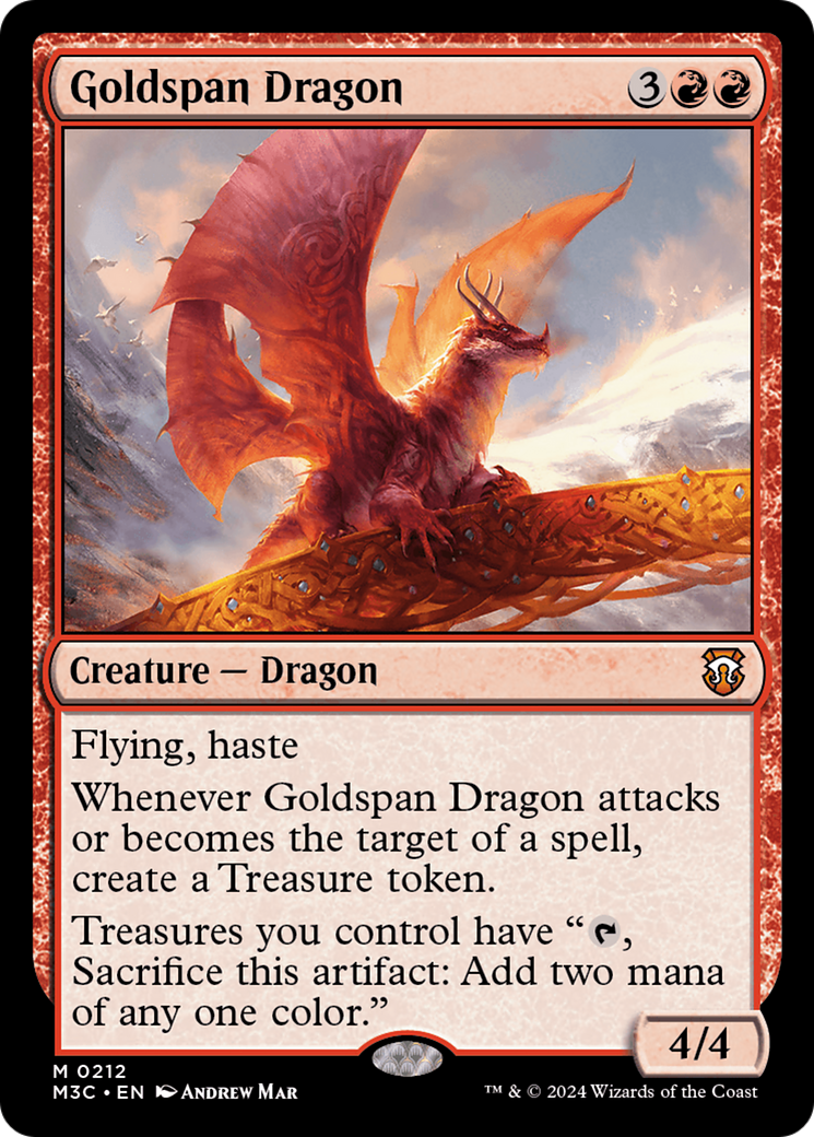 Goldspan Dragon (M3C-212) -  Foil