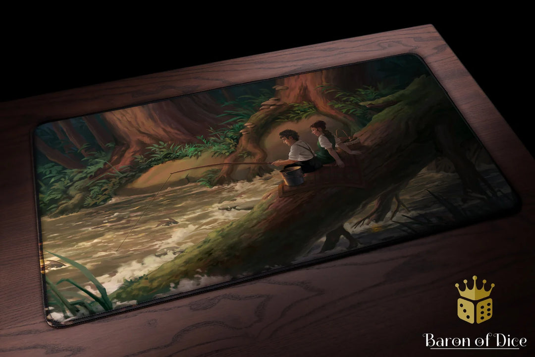 Halfling Fishing Trip | Irina Nordsol Series | Premium Oversized Playmat Halfling Fishing Trip | Irina Nordsol Series | Premium Oversized Playmat