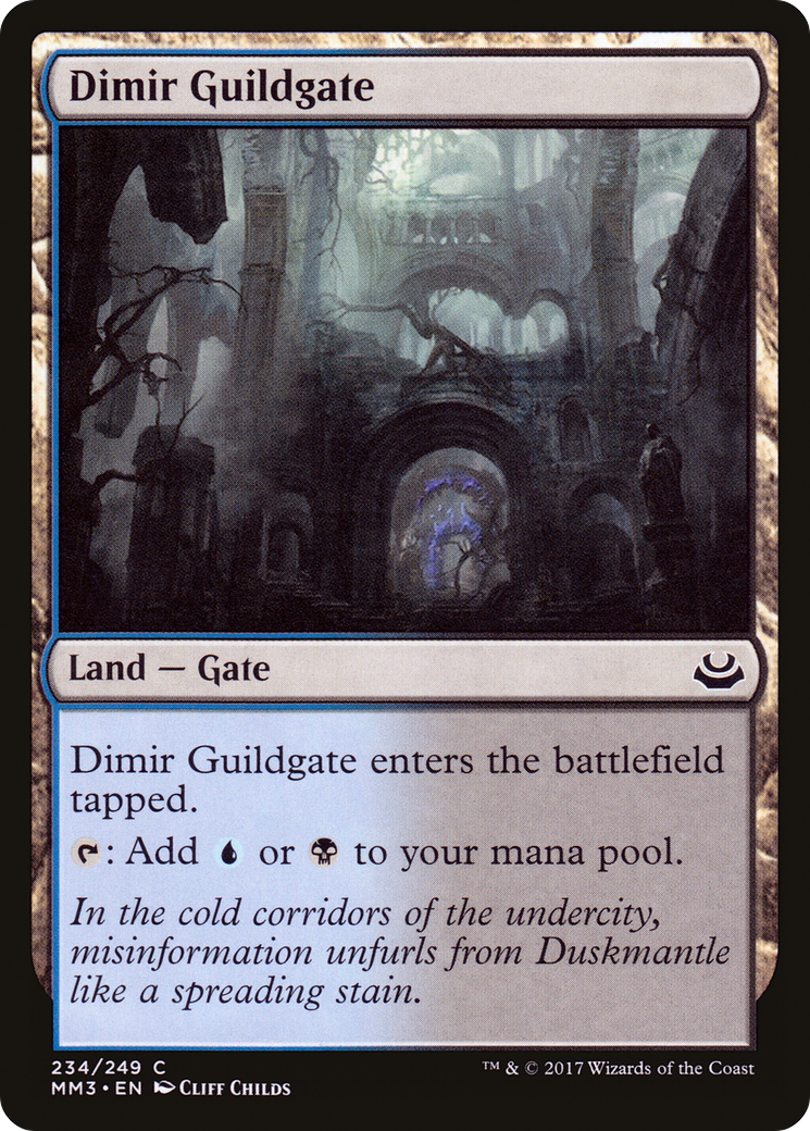 Dimir Guildgate (MM3-234) -  Foil