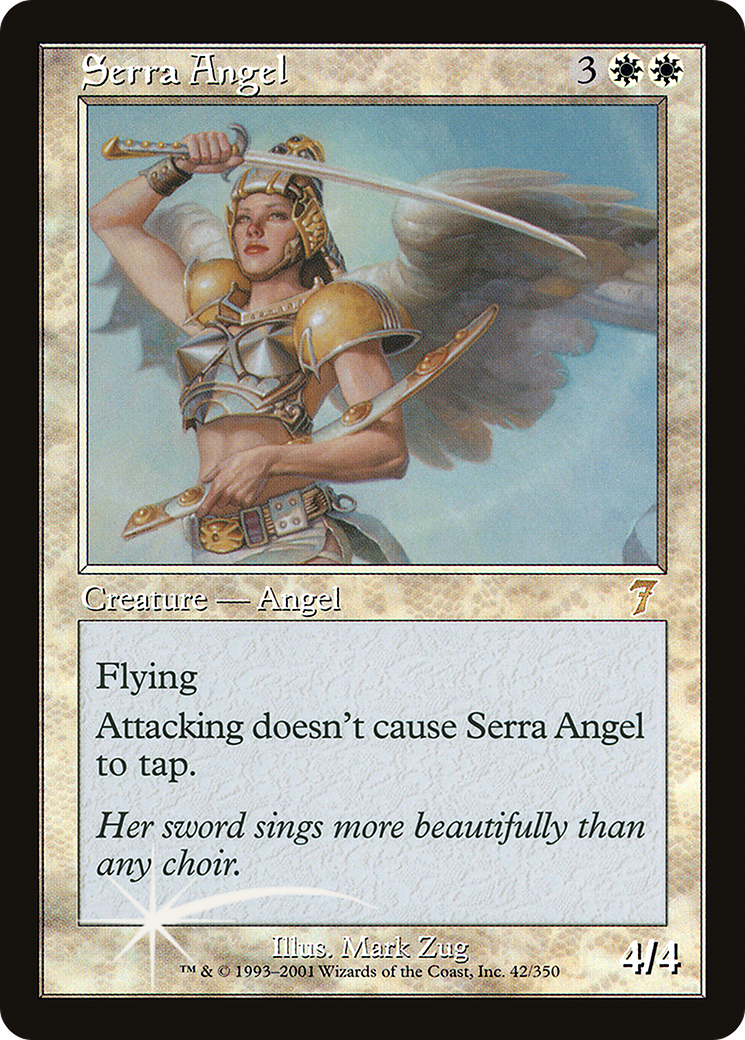 Serra Angel (7ED-42★) -  Foil