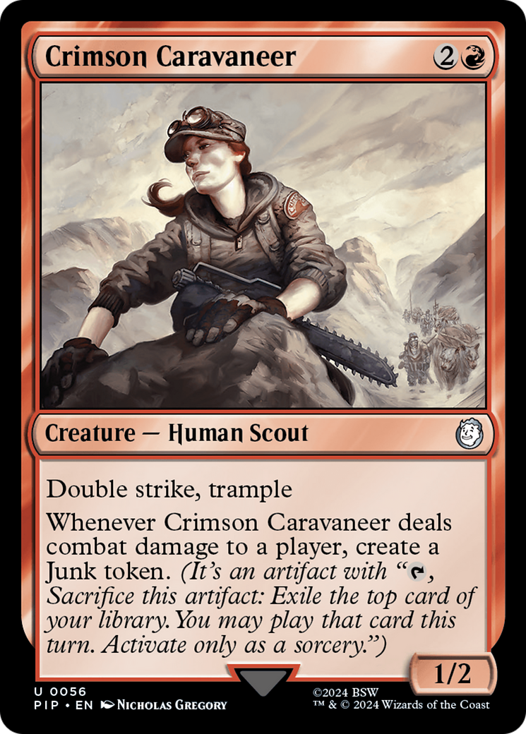 Crimson Caravaneer (PIP-056) -  Foil