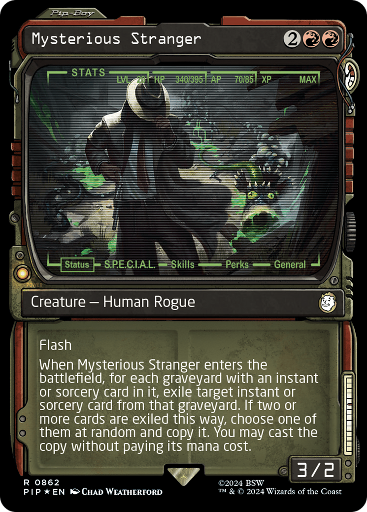 Mysterious Stranger (PIP-862) - : (Showcase) Foil