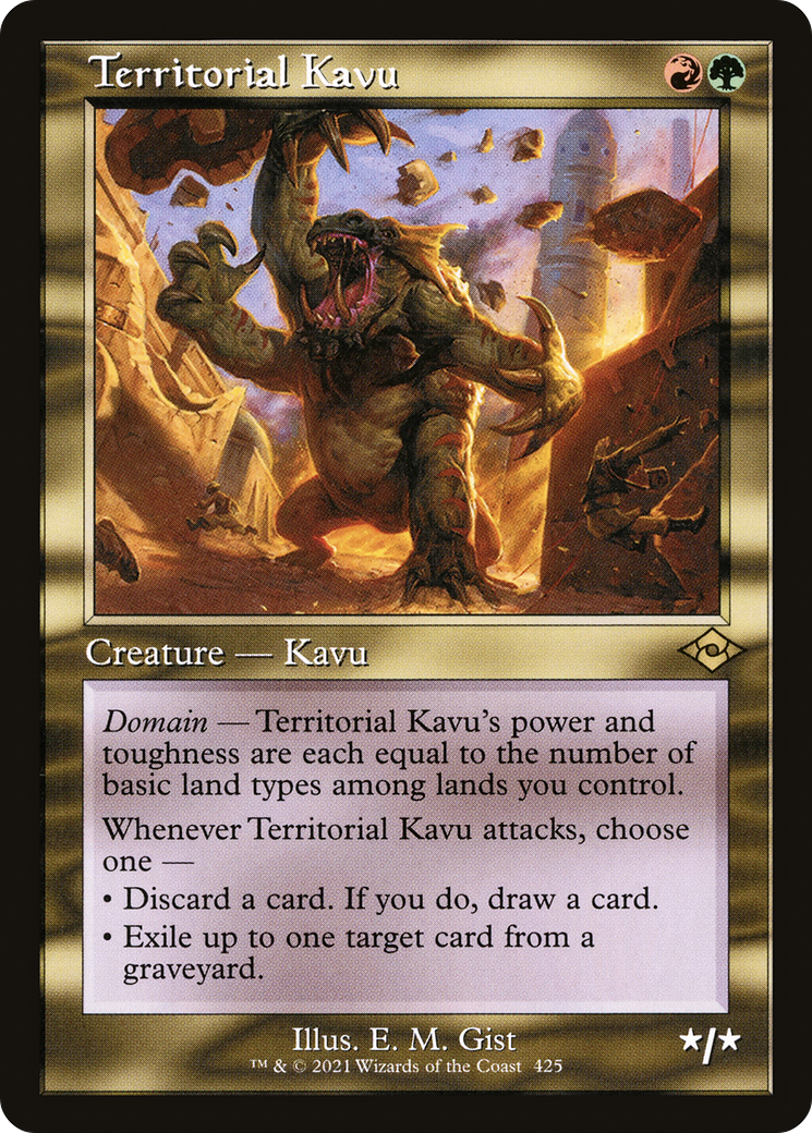 Territorial Kavu (MH2-425) -  Etched Foil