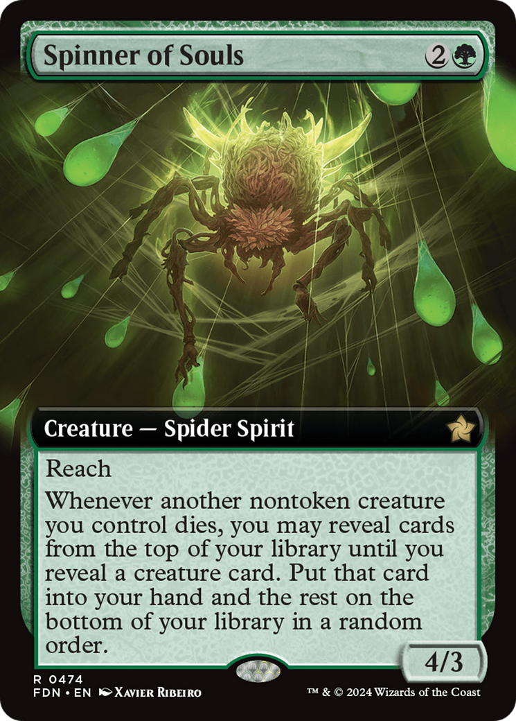 Spinner of Souls (FDN-474) - : (Extended Art) Foil