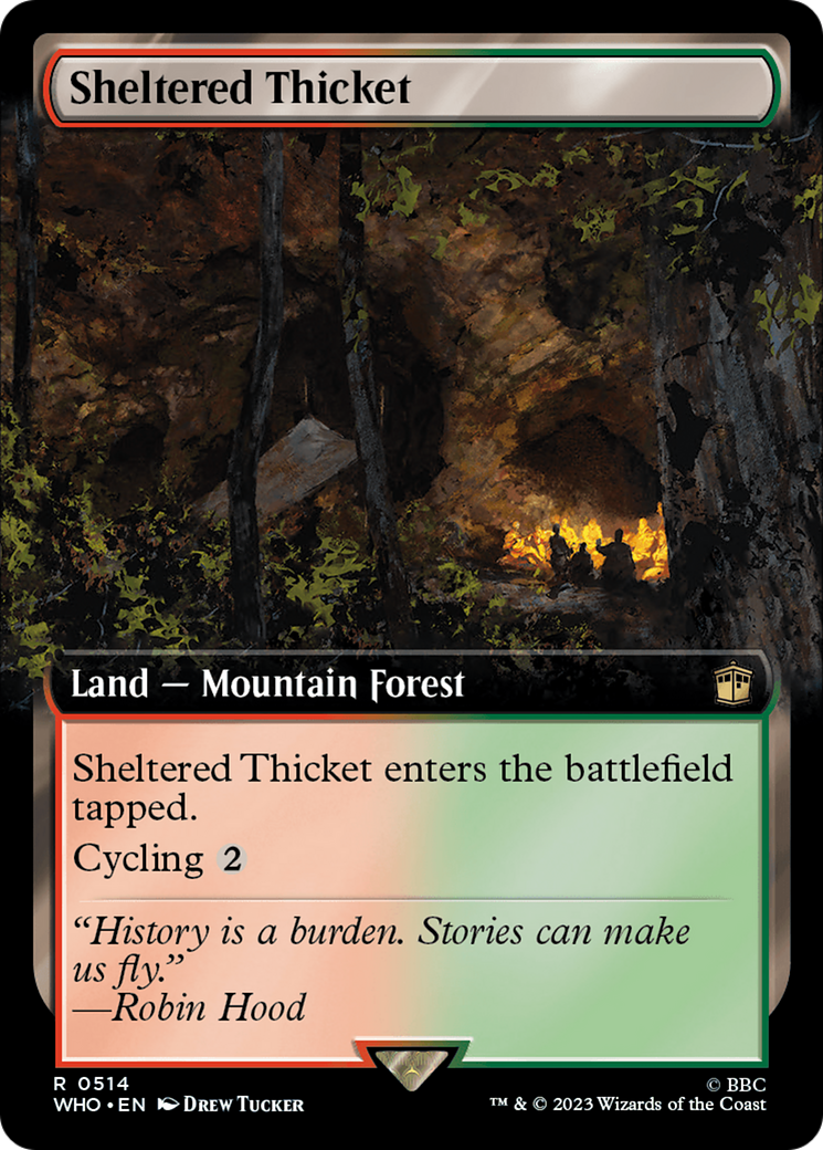 Sheltered Thicket (WHO-514) - : (Extended Art) Foil