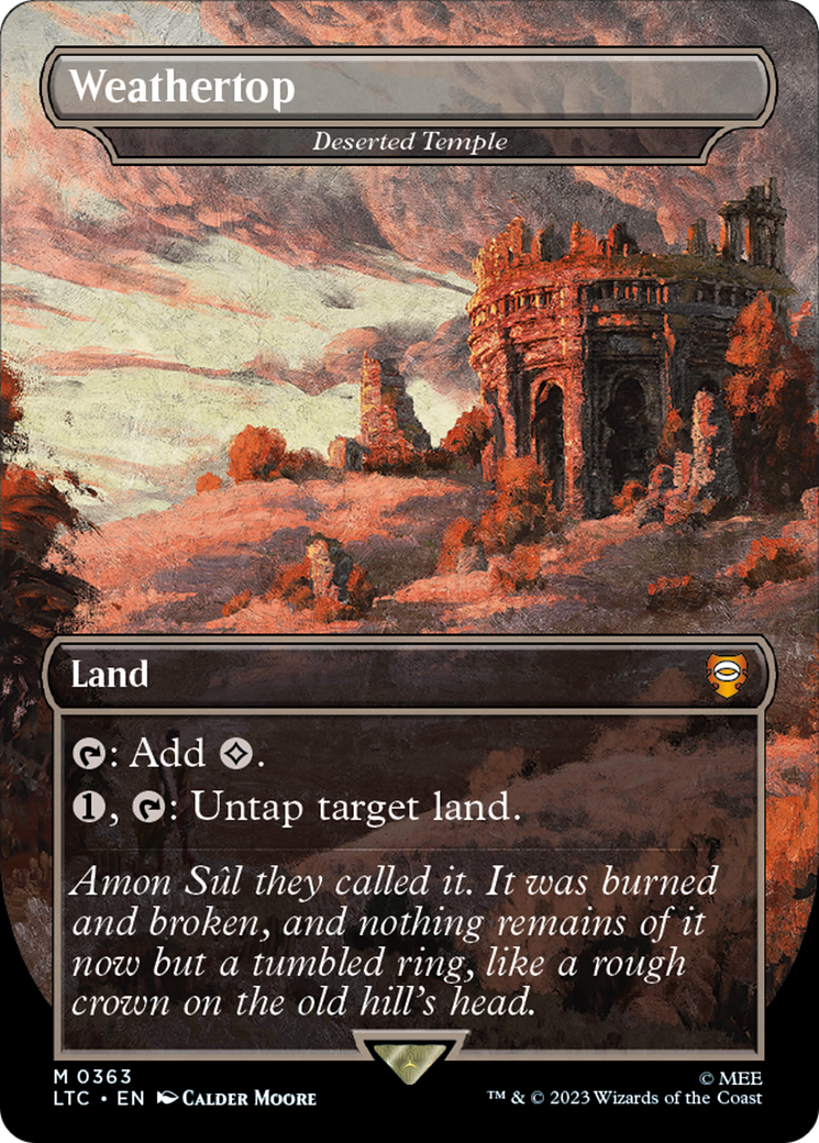 Deserted Temple (LTC-363) -  / Weathertop (Borderless)