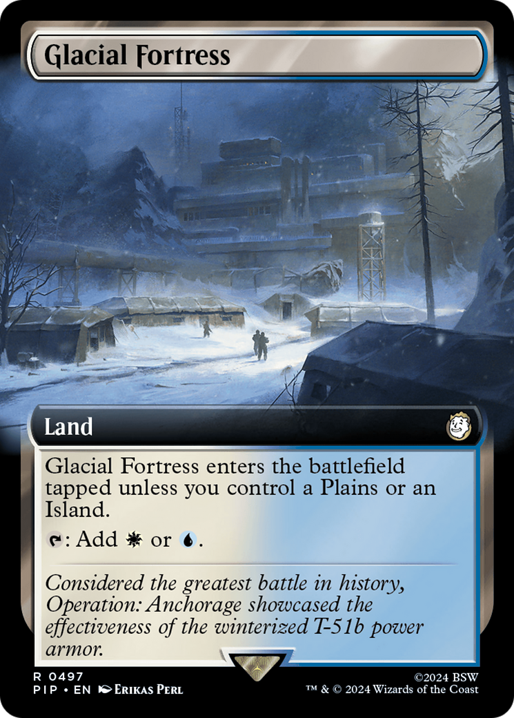 Glacial Fortress (PIP-497) - : (Extended Art) Foil