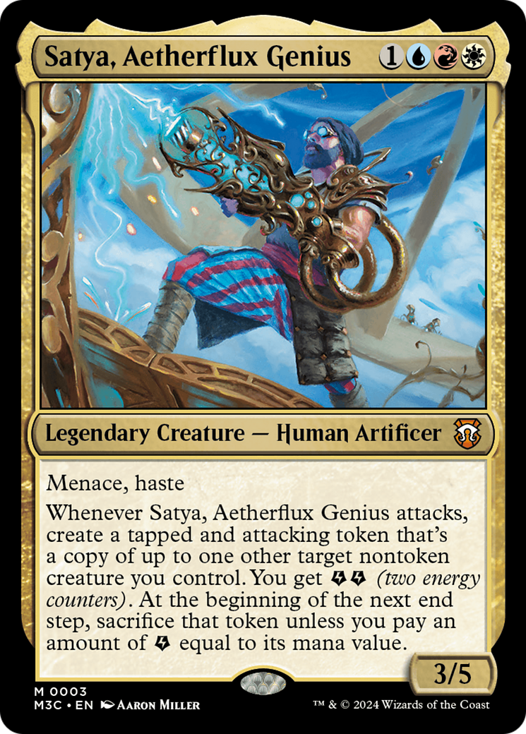 Satya, Aetherflux Genius (M3C-003) -  Foil