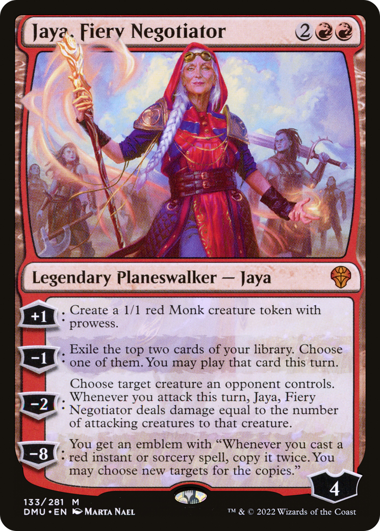 Jaya, Fiery Negotiator (DMU-133) -  Foil