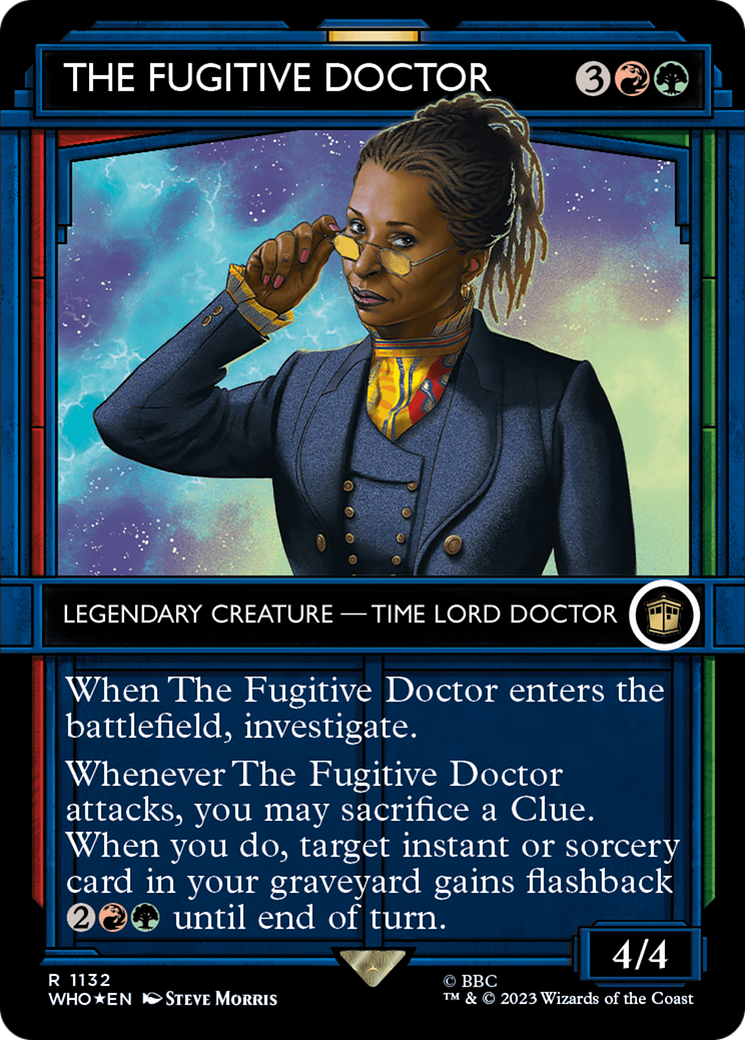 The Fugitive Doctor (WHO-1132) - : (Showcase) (Borderless) Foil