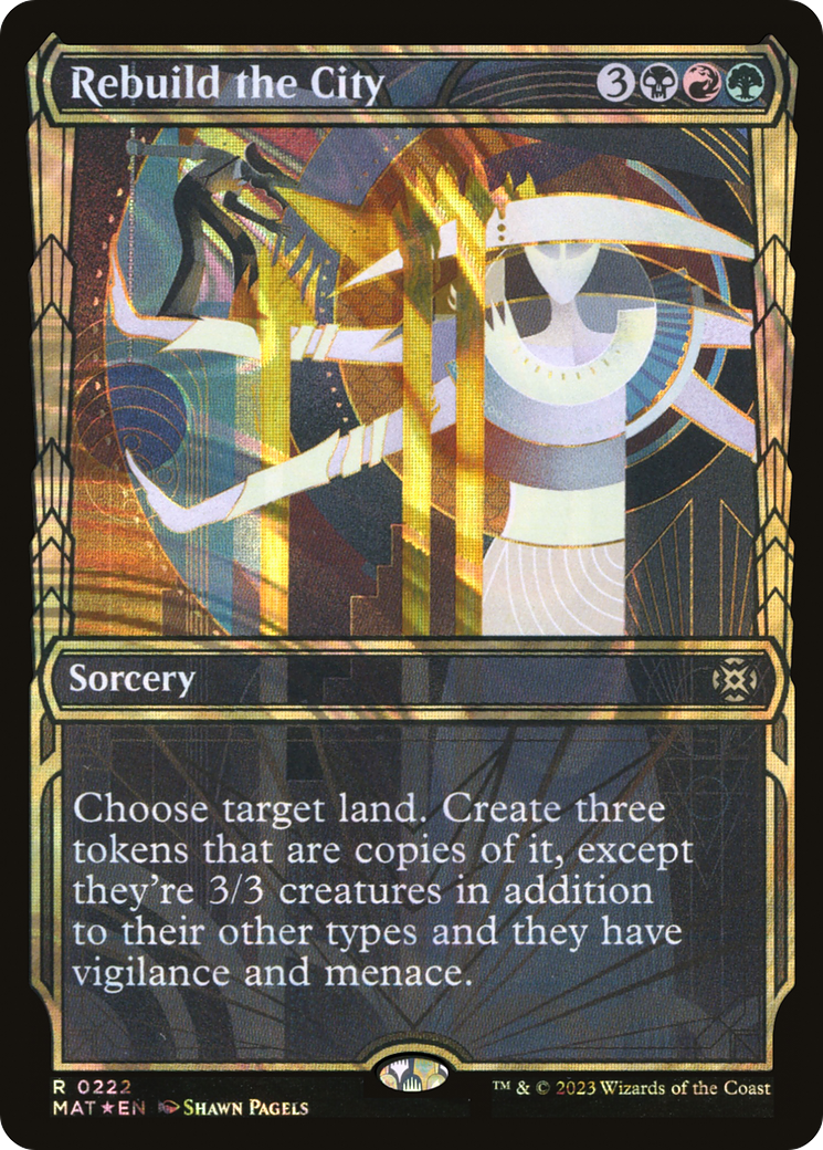 Rebuild the City (MAT-222) - : (Showcase) Foil