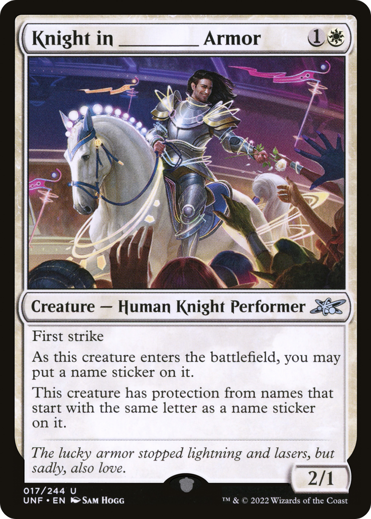 Knight in _____ Armor (UNF-017) -  Foil