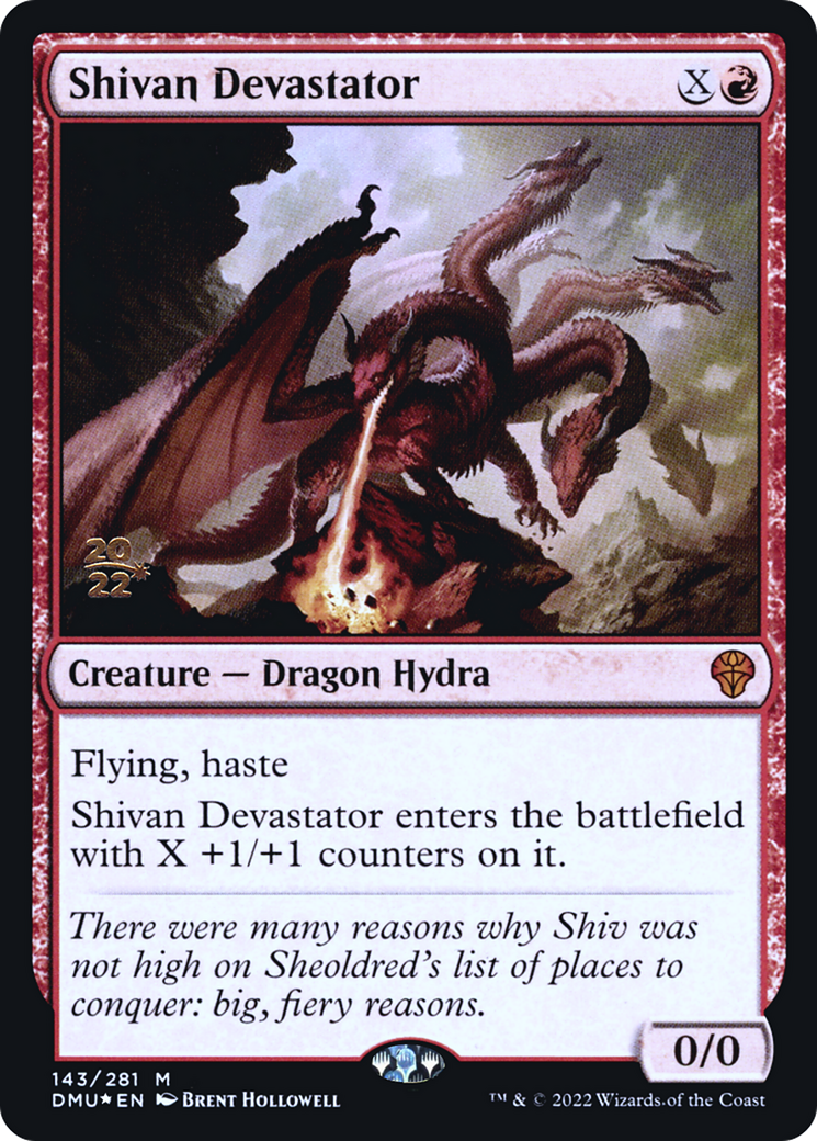 Shivan Devastator (PRE-143S) -  Foil