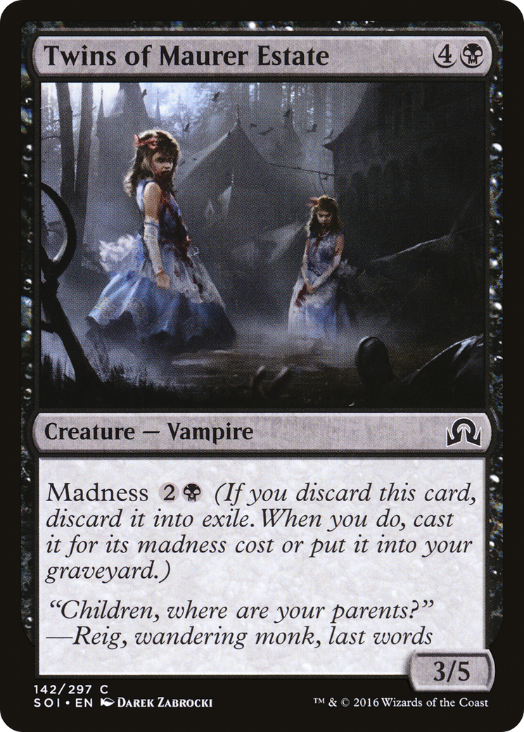 Twins of Maurer Estate (SOI-142) -  Foil