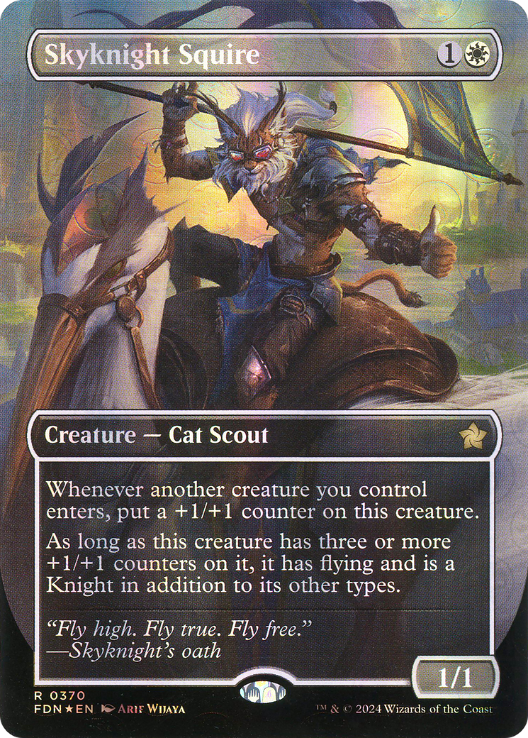 Skyknight Squire (FDN-370) -  (Borderless) Foil