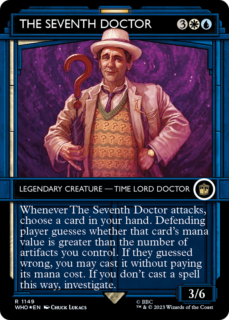 The Seventh Doctor (WHO-1149) - : (Showcase) (Borderless) Foil