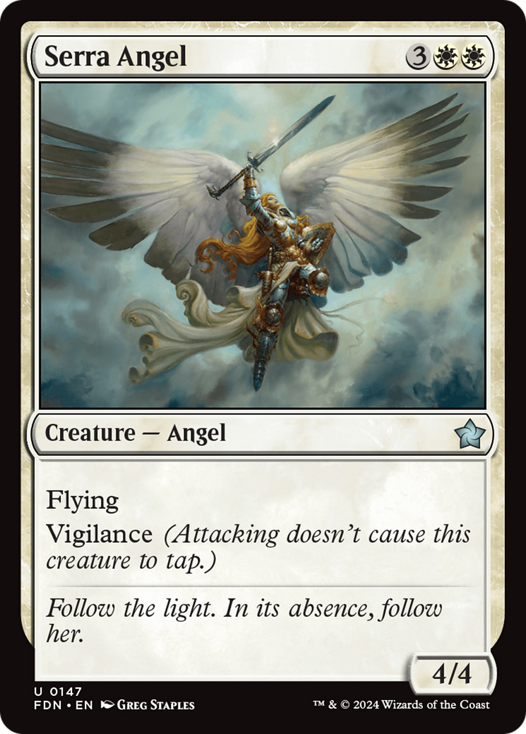 Serra Angel (FDN-147) -  Foil