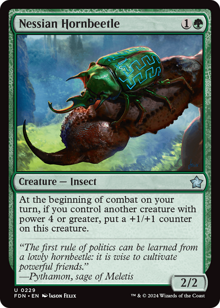 Nessian Hornbeetle (FDN-229) -  Foil