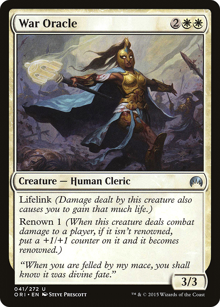 War Oracle (ORI-041) -  Foil