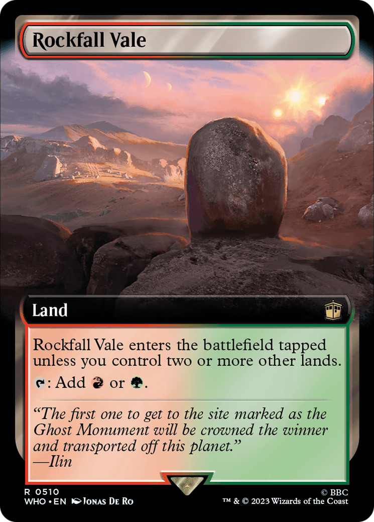 Rockfall Vale (WHO-510) - : (Extended Art) Foil