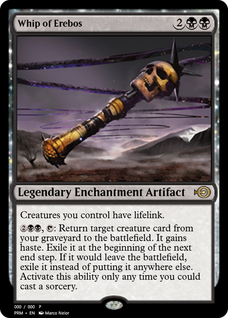 Whip of Erebos (PRM-55733) - : (enchantment) Foil