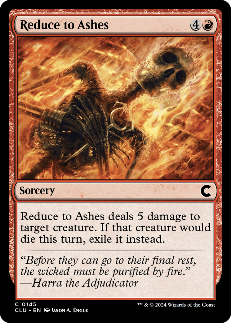 Reduce to Ashes (CLU-145) -