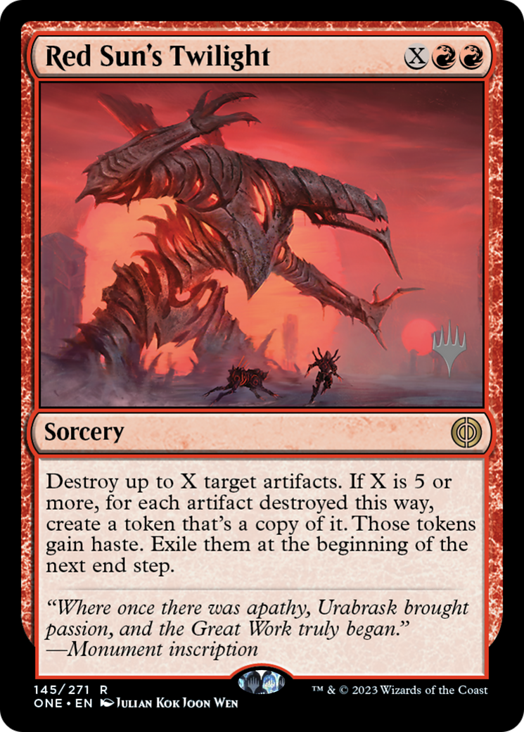 Red Sun's Twilight (PPONE-145P) -  Foil