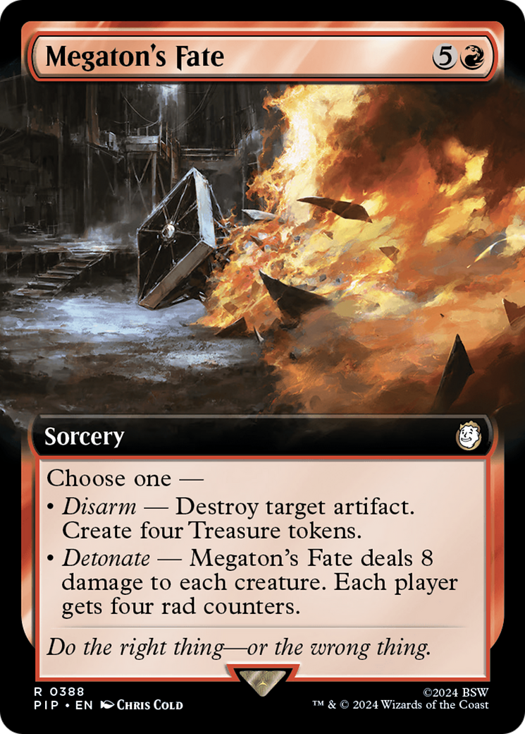 Megaton's Fate (PIP-388) - : (Extended Art) Foil