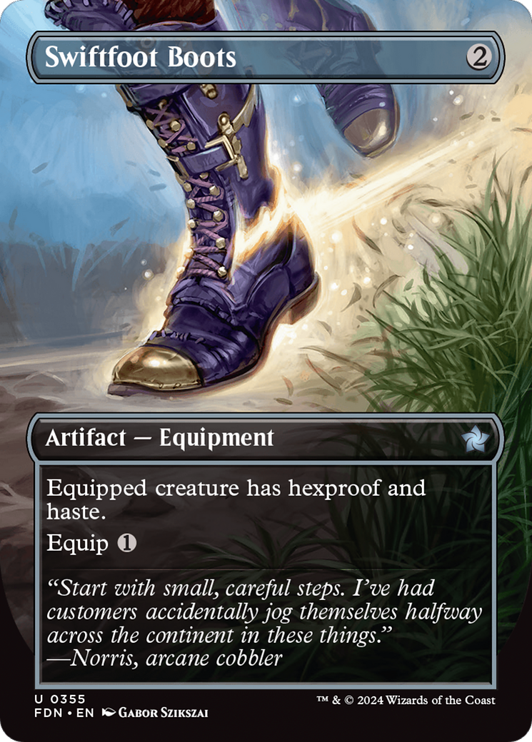 Swiftfoot Boots (FDN-355) -  (Borderless) Foil